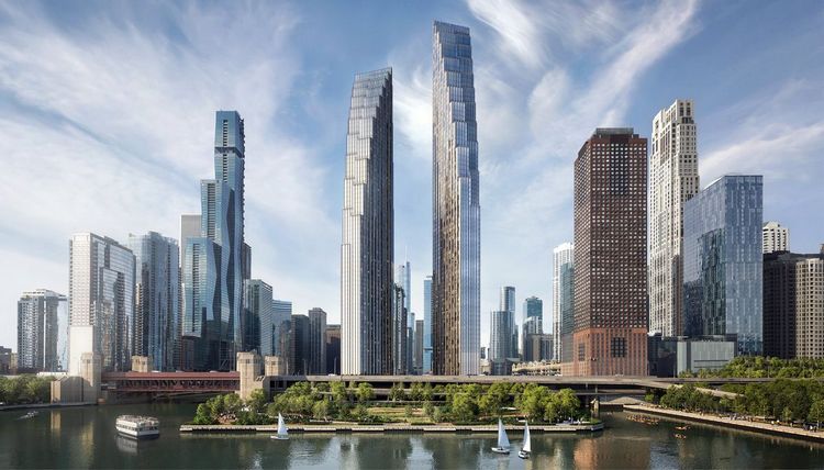Kiến trúc hợp nhất giữa hai tòa nhà chọc trời của Australia